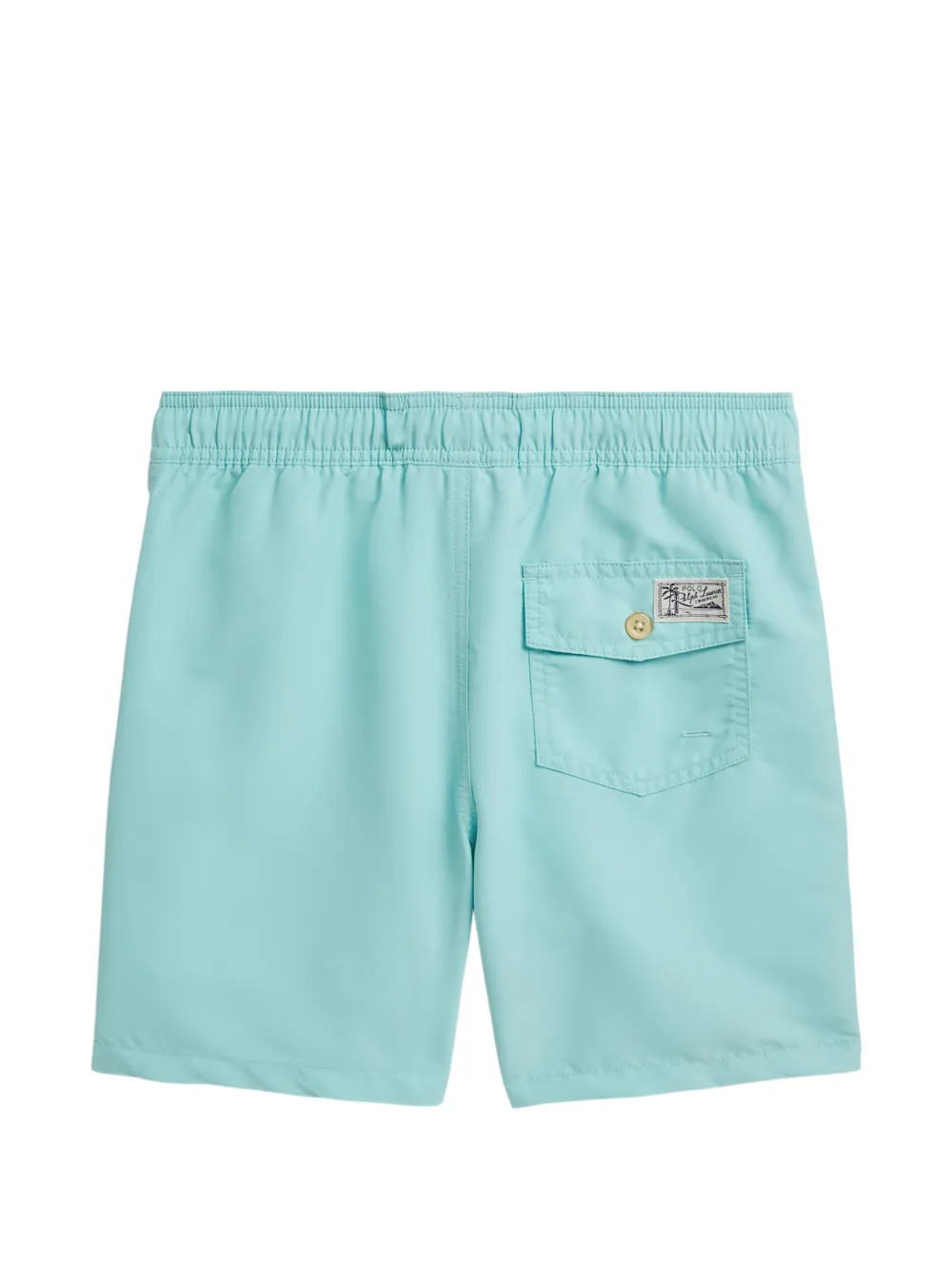 POLO RALPH LAUREN KIDS Zwembroek met trekkoordtaille en geborduurd logo Blauw