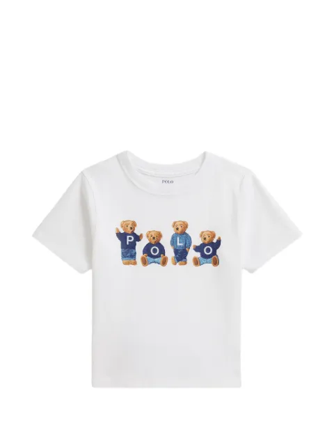 POLO RALPH LAUREN KIDS bear-graphic T-shirt