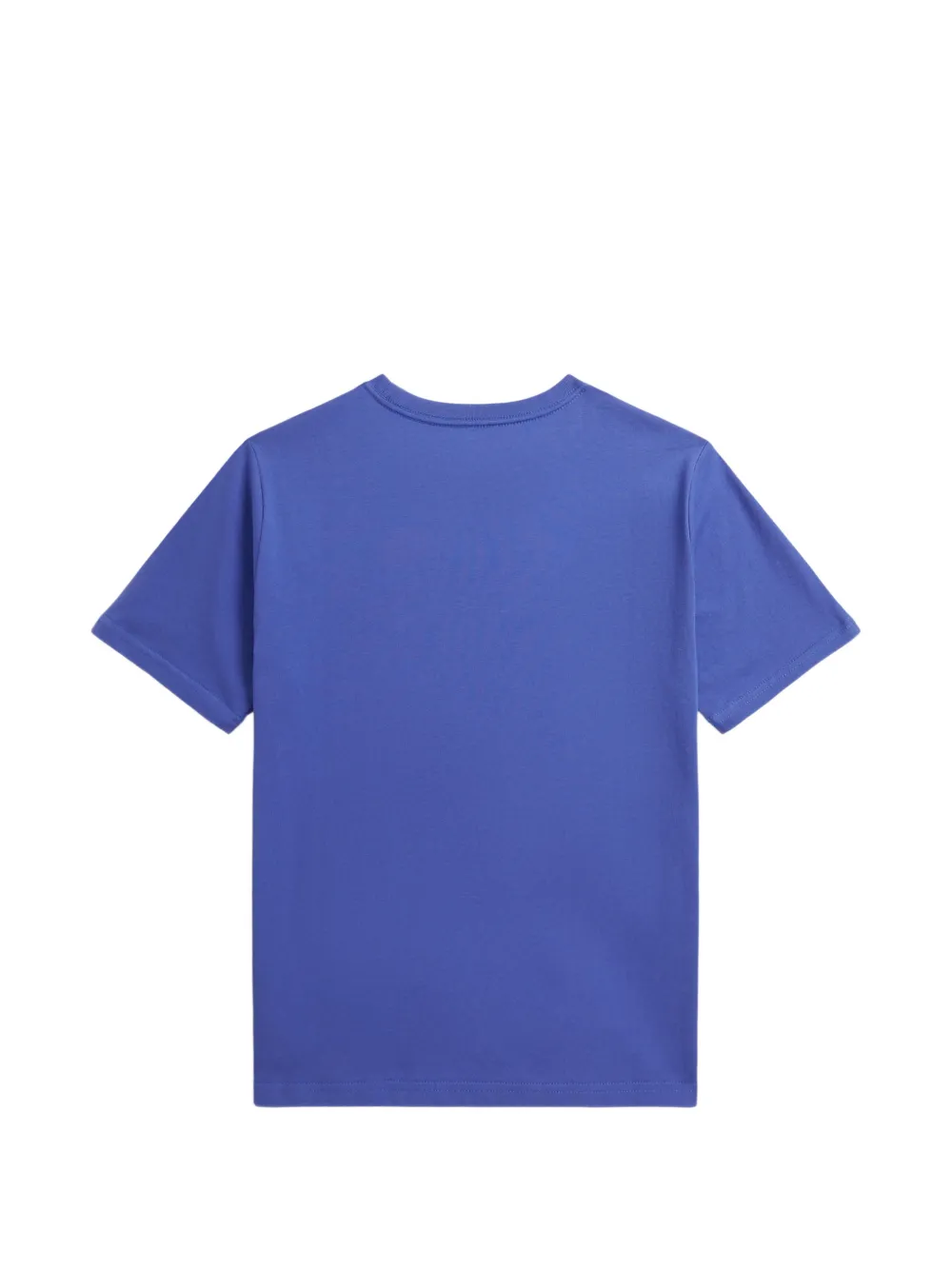 POLO RALPH LAUREN KIDS Katoenen T-shirt met zeilboot-print en logo Blauw