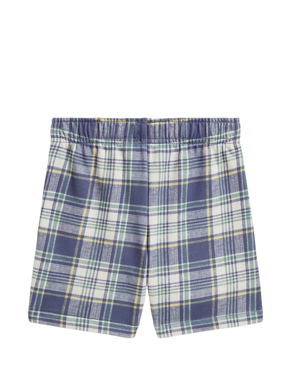Plaid-Pattern Shorts