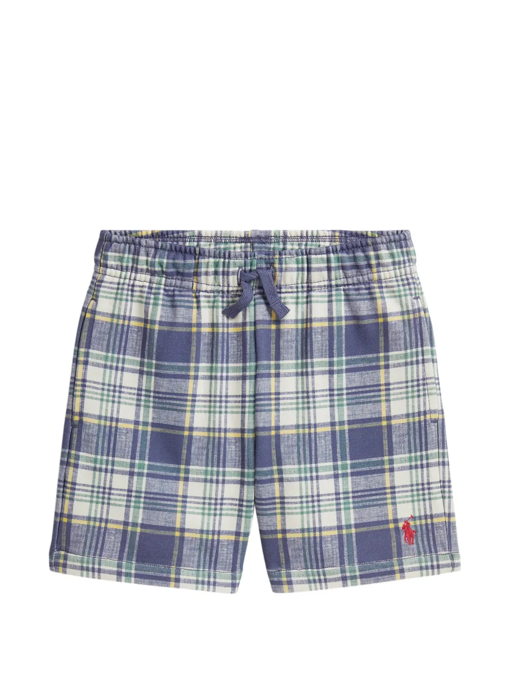 POLO RALPH LAUREN KIDS Shorts a quadri - Blu