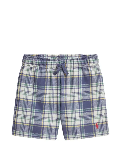 POLO RALPH LAUREN KIDS shorts con motivo de cuadros