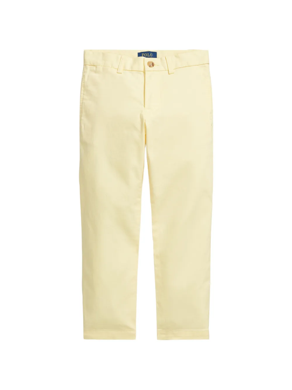 POLO RALPH LAUREN KIDS Pantaloni con logo e tasca - Giallo