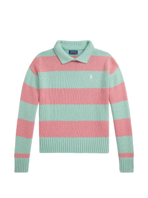 POLO RALPH LAUREN KIDS 스트라이프 패턴 스웨터