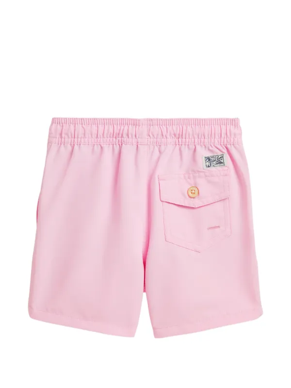POLO RALPH LAUREN KIDS ロゴ スイムショーツ | ピンク | FARFETCH JP