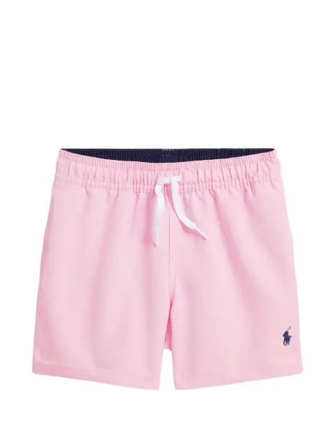 POLO RALPH LAUREN KIDS logo-embroidered swim shorts
