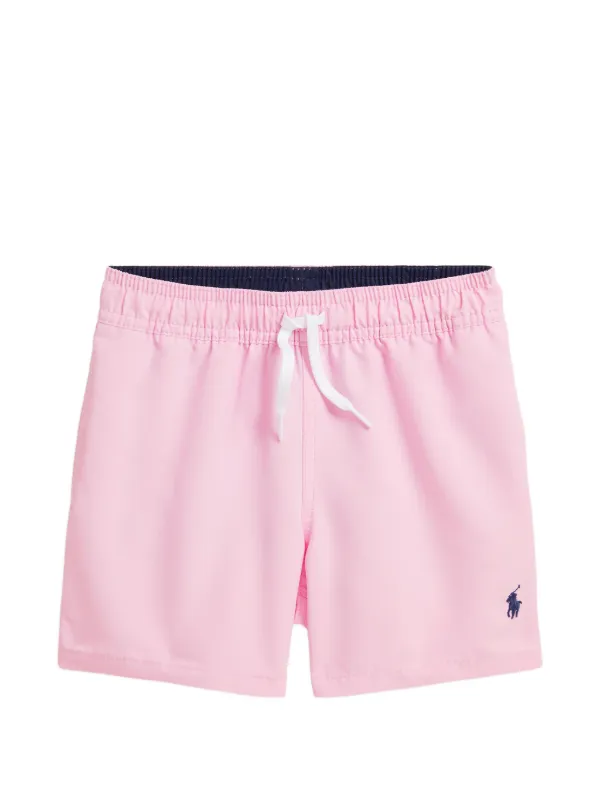 Polo Ralph Lauren スイムパンツ ピンク M POLO RALPH LAUREN KIDS ロゴ スイムショーツ | ピンク | FARFETCH JP