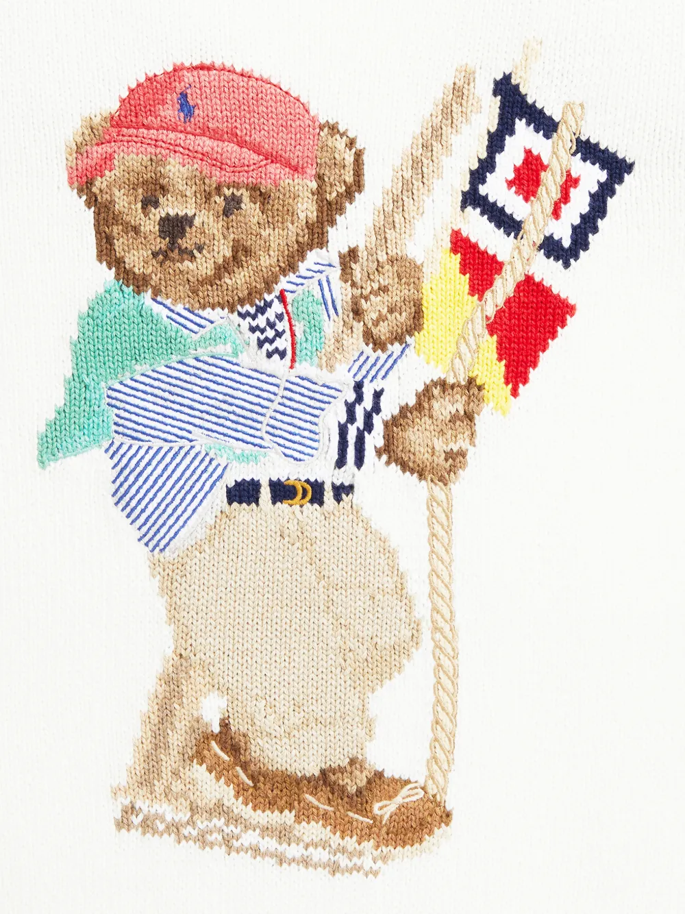 Bear-Embellishment Sweater