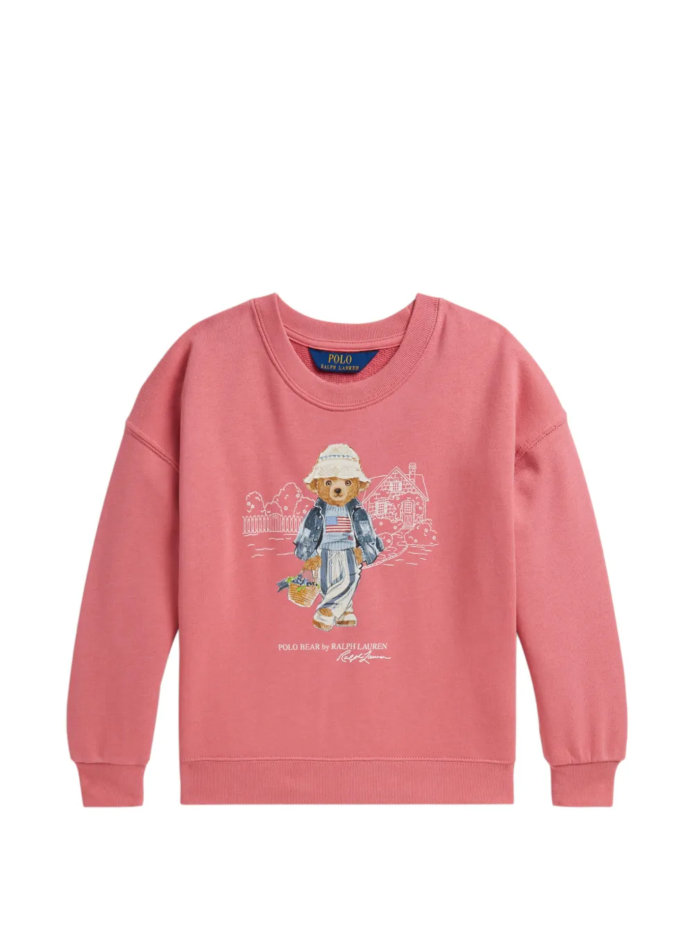 POLO RALPH LAUREN KIDS Polo Bear sweatshirt - Pink