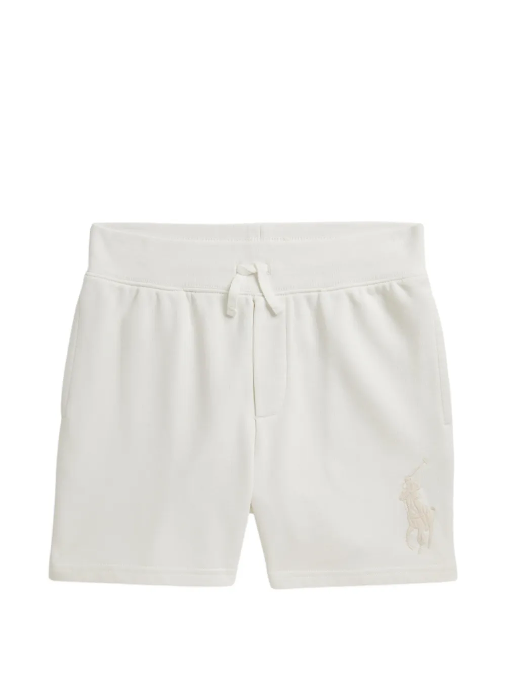 POLO RALPH LAUREN KIDS Shorts con logo ricamato - Toni neutri