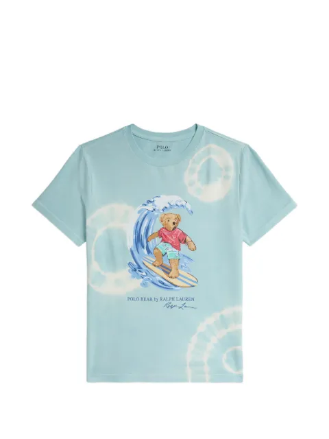 POLO RALPH LAUREN KIDS Camiseta tie-dye com estampa gráfica