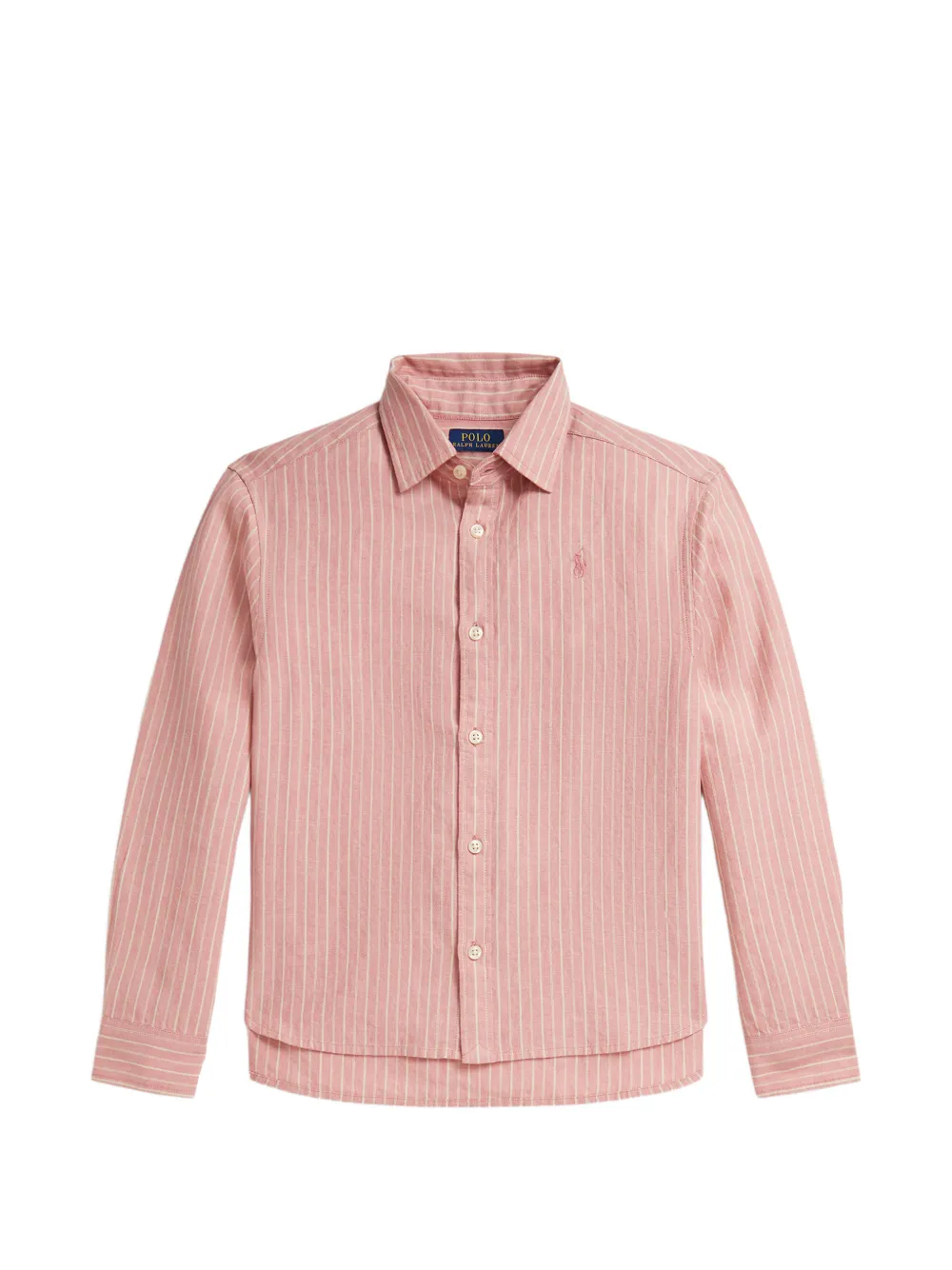 POLO RALPH LAUREN KIDS Camicia a righe - Rosa