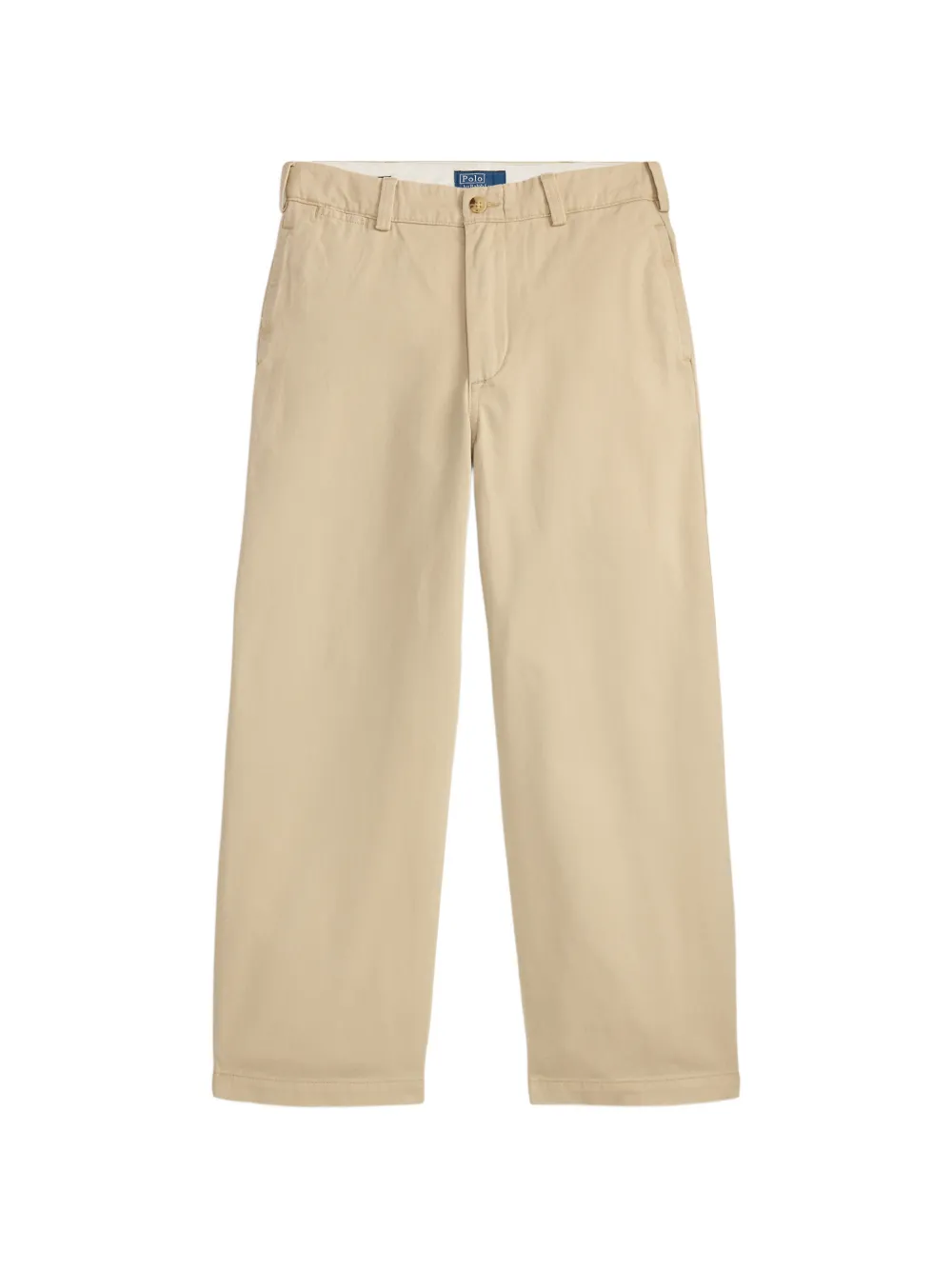 POLO RALPH LAUREN KIDS logo-patch chinos - Neutrals
