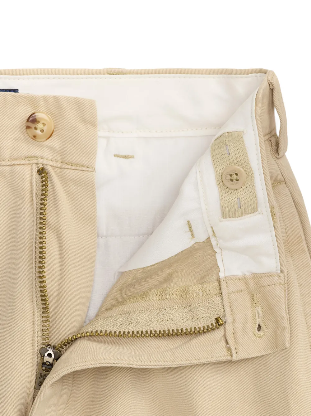  Polo Ralph Lauren Kids Logo-patch Chinos - Neutrals 