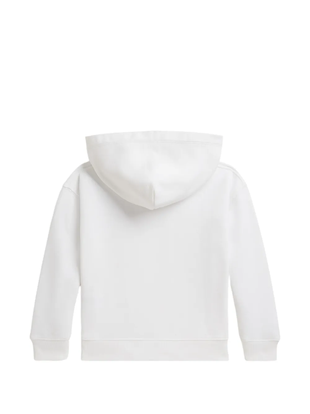 POLO RALPH LAUREN KIDS Hoodie met vlaggenprint Wit