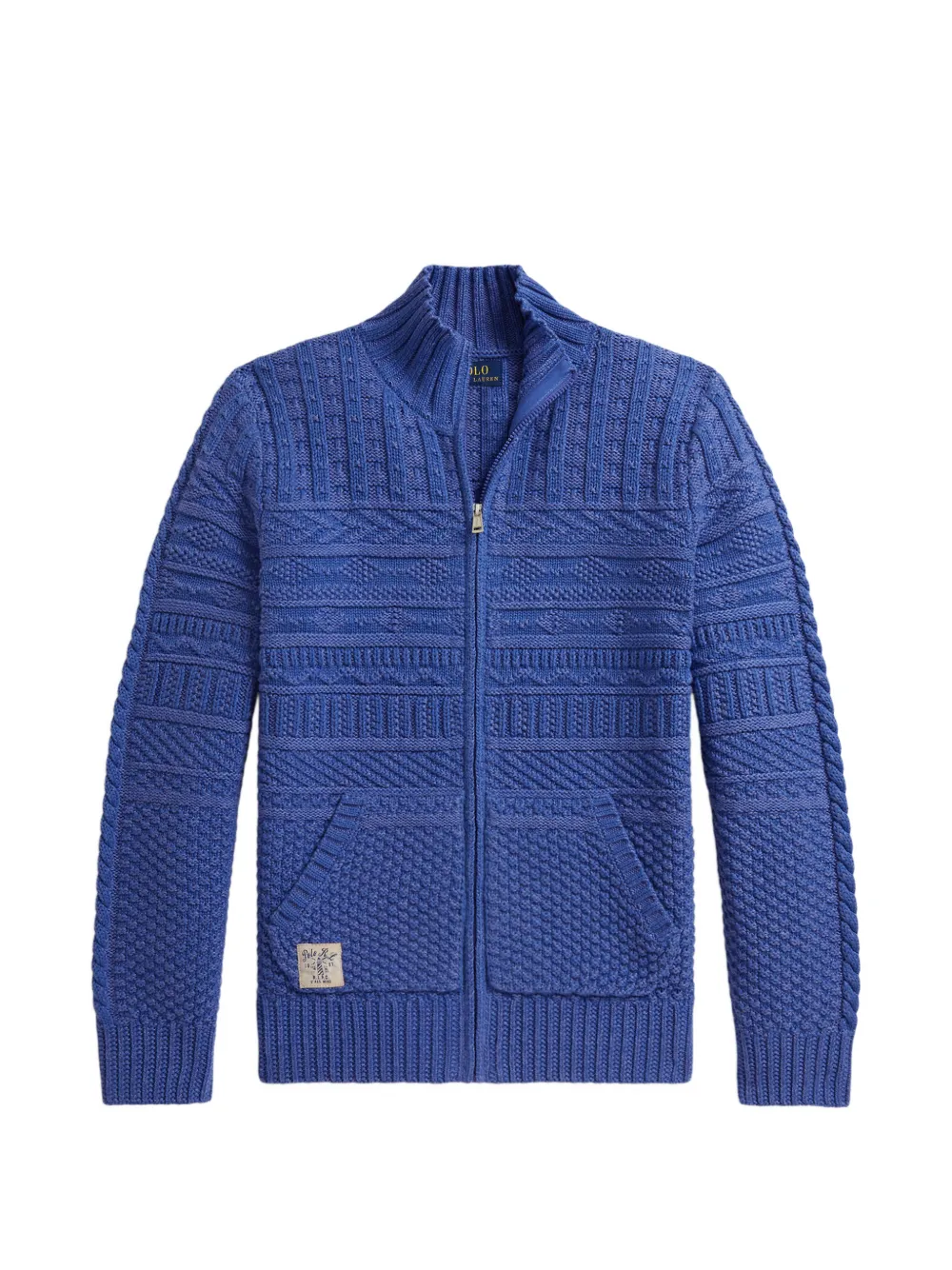 POLO RALPH LAUREN KIDS Cardigan con zip - Blu
