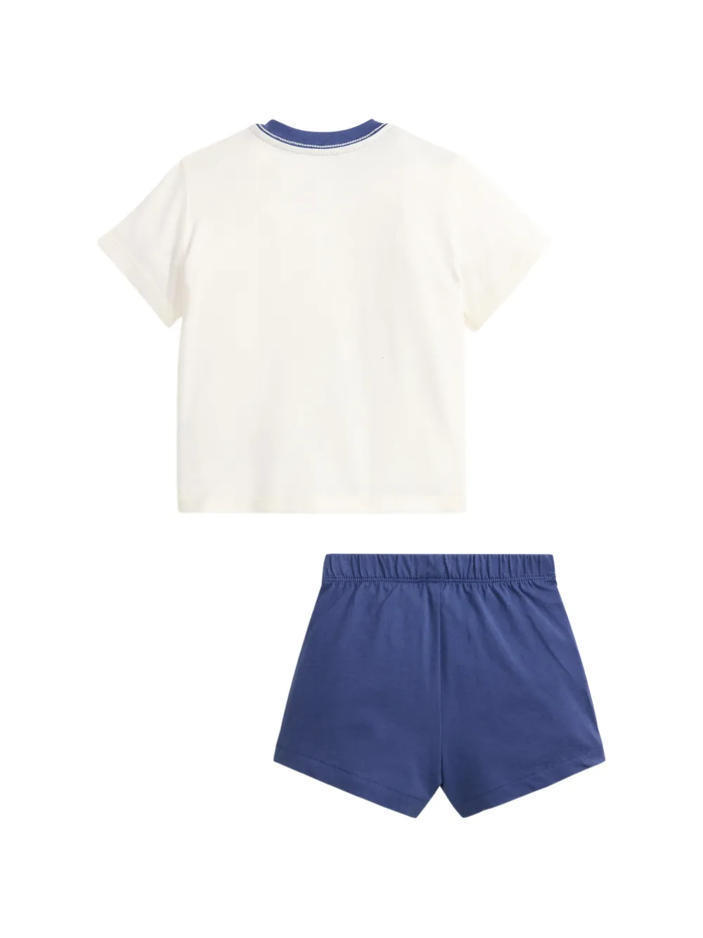 POLO RALPH LAUREN KIDS Polo Bear shortsset met trekkoord Wit