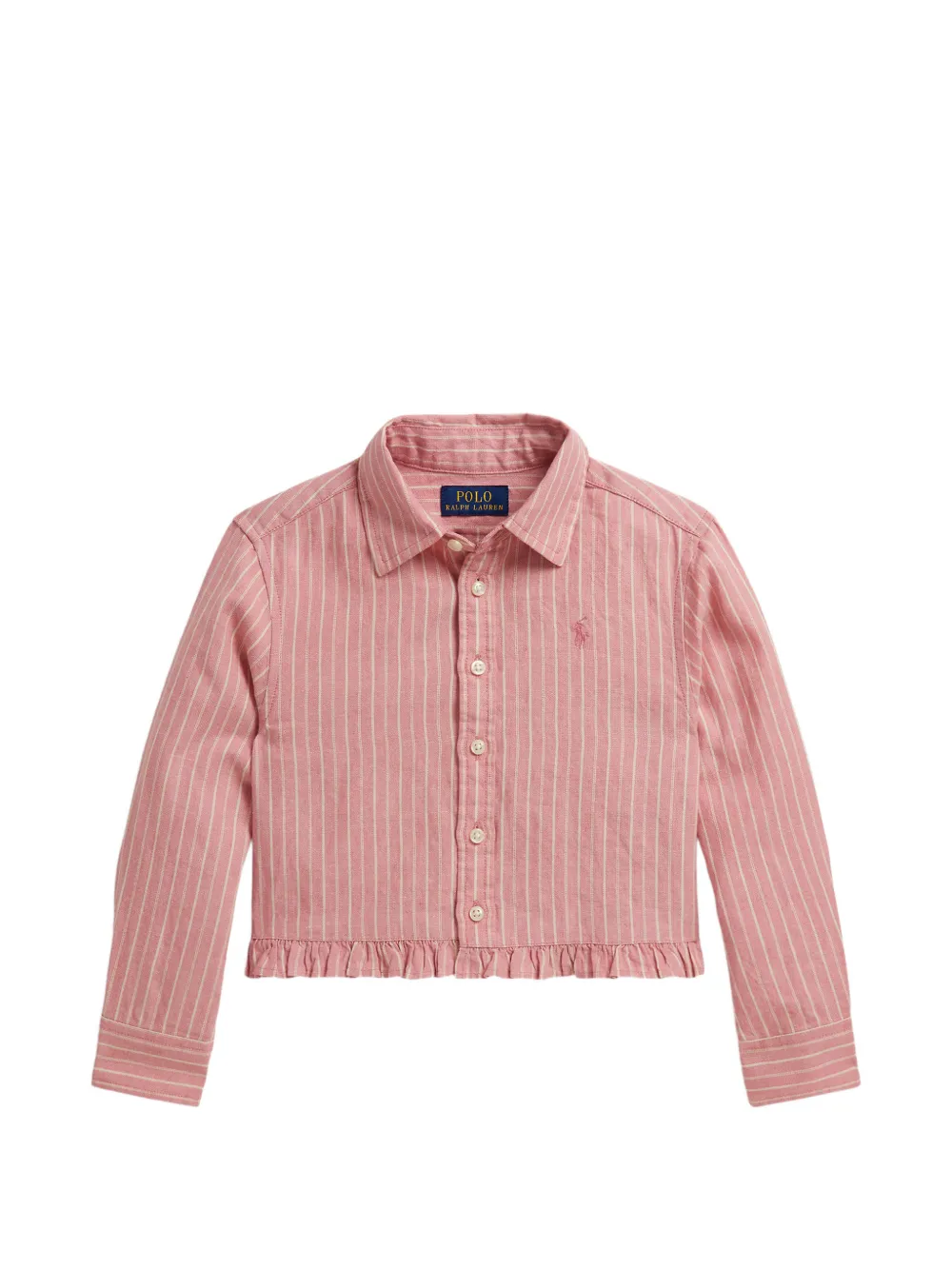 POLO RALPH LAUREN KIDS Hemd mit Logo-Stickerei - Rosa