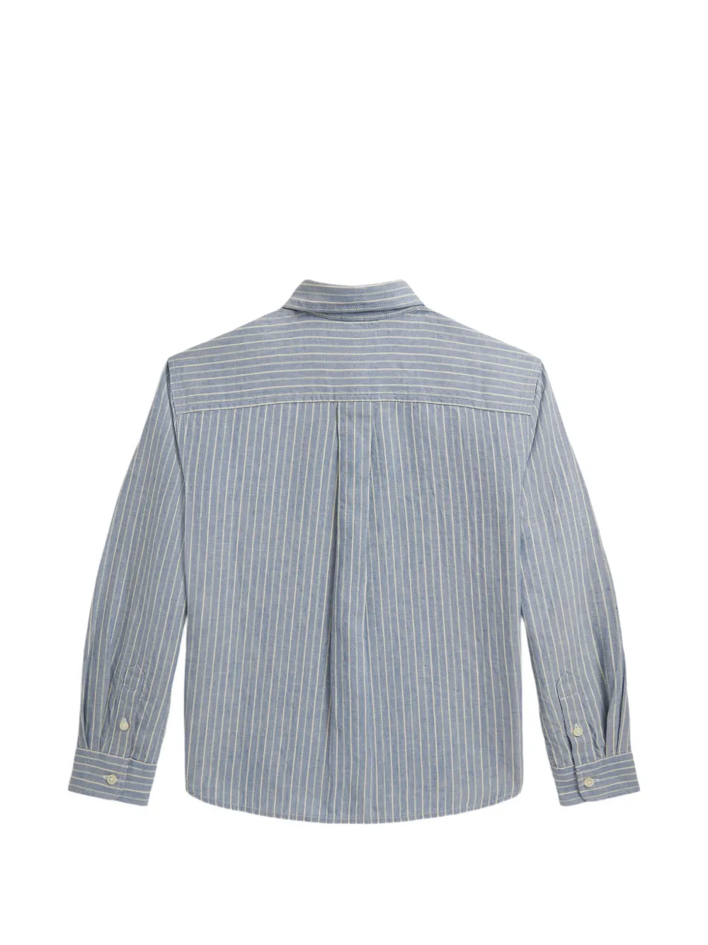 POLO RALPH LAUREN KIDS Shirt met gestreept logodetail Blauw