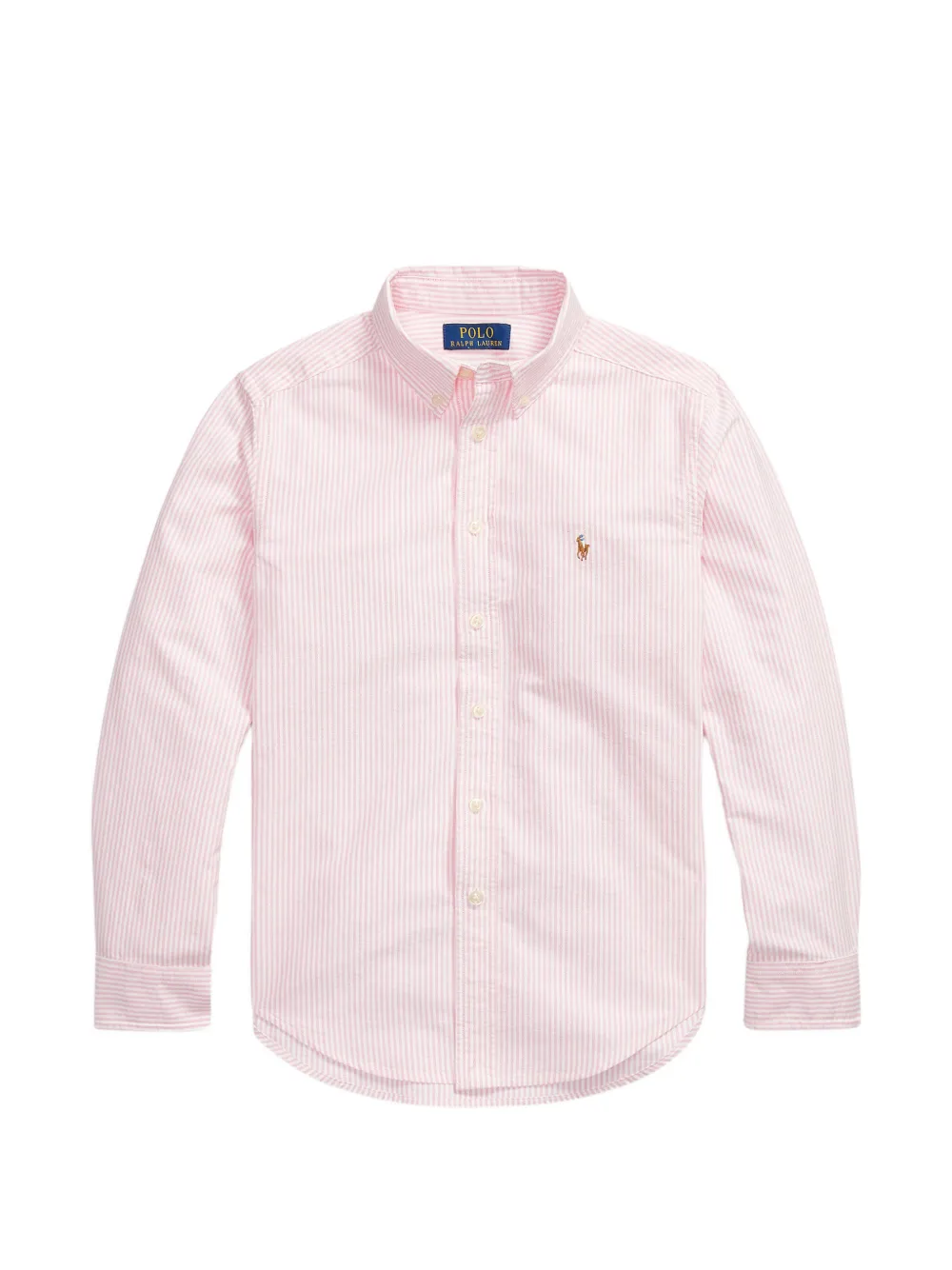 POLO RALPH LAUREN KIDS Gestreiftes Hemd - Rosa
