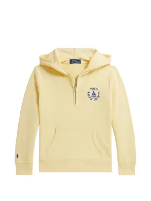 POLO RALPH LAUREN KIDS Big Pony zip-up Hoodie | White | FARFETCH