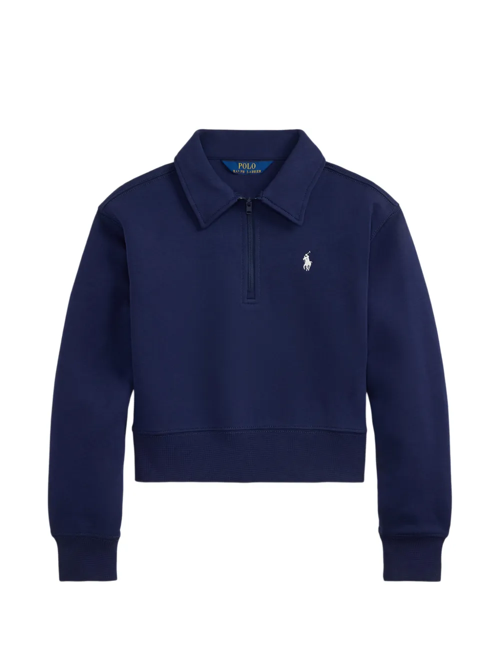 POLO RALPH LAUREN KIDS Felpa con logo ricamato - Blu