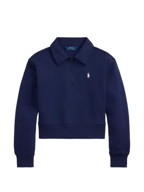 POLO RALPH LAUREN KIDS Felpa con logo ricamato