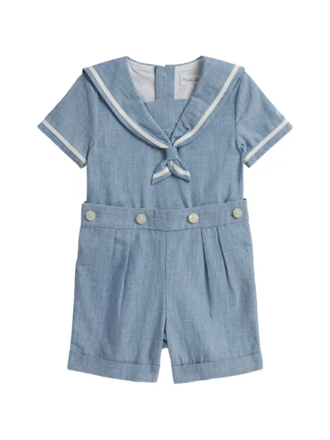 POLO RALPH LAUREN KIDS star-embroidered trousers set