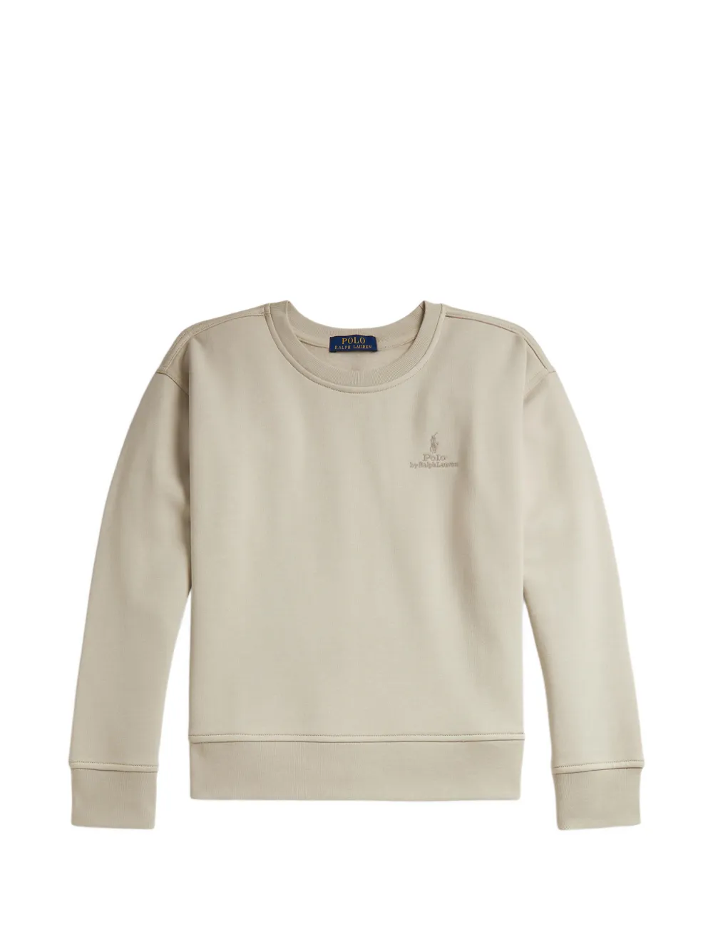 POLO RALPH LAUREN KIDS Tuta sportiva con logo ricamato - Toni neutri
