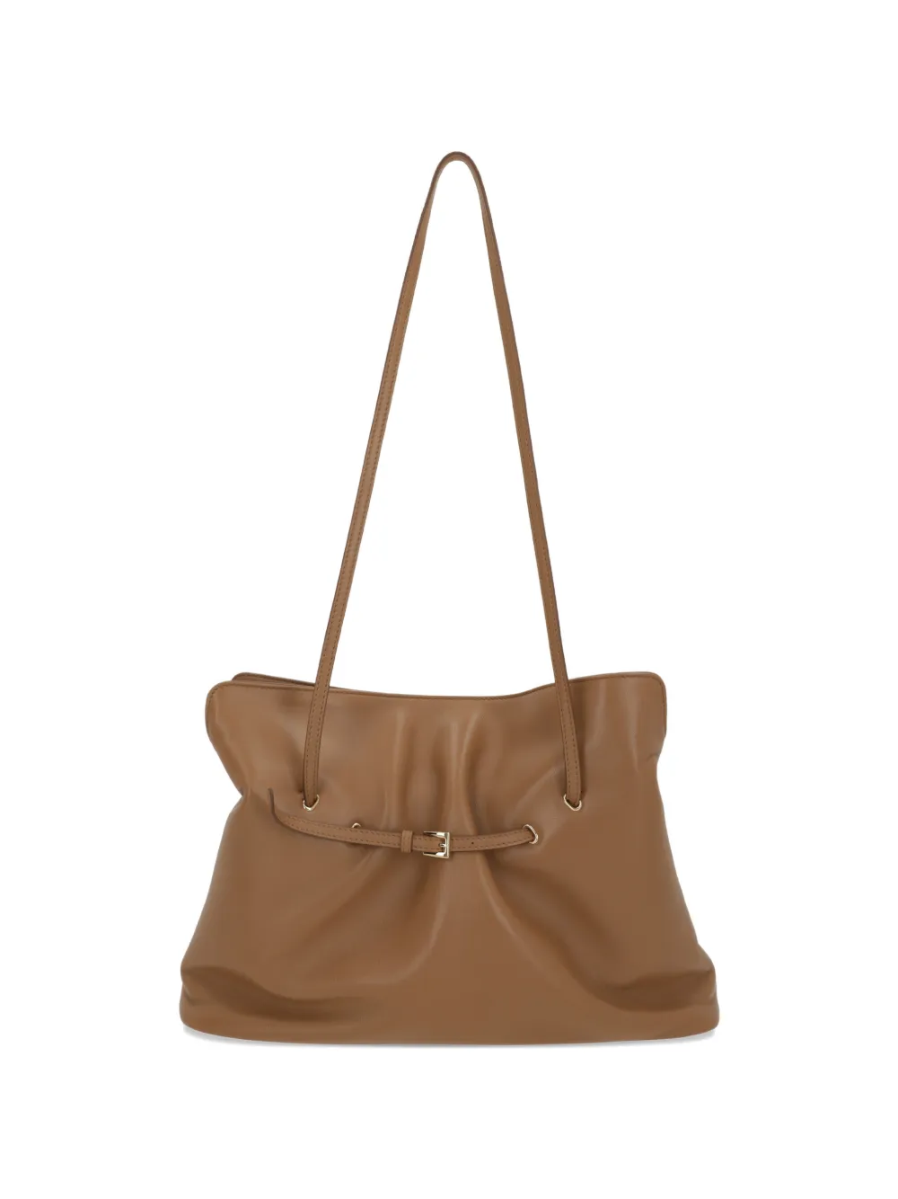 Prada small Dada nappa leather shoulder bag - Bruin