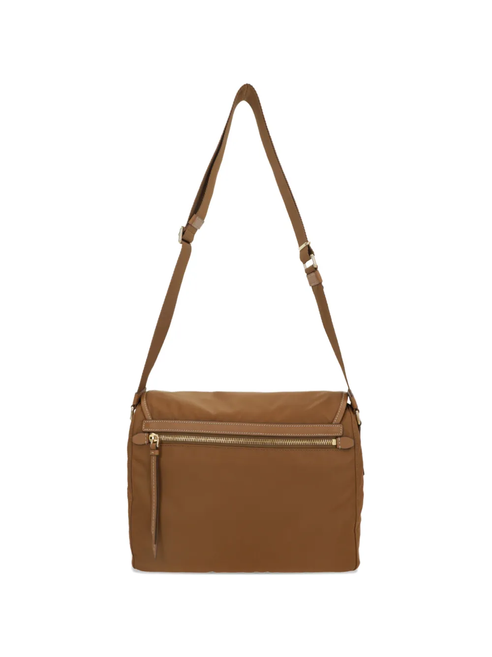  Prada Medium Triangle-logo Cross Body Bag - Brown 