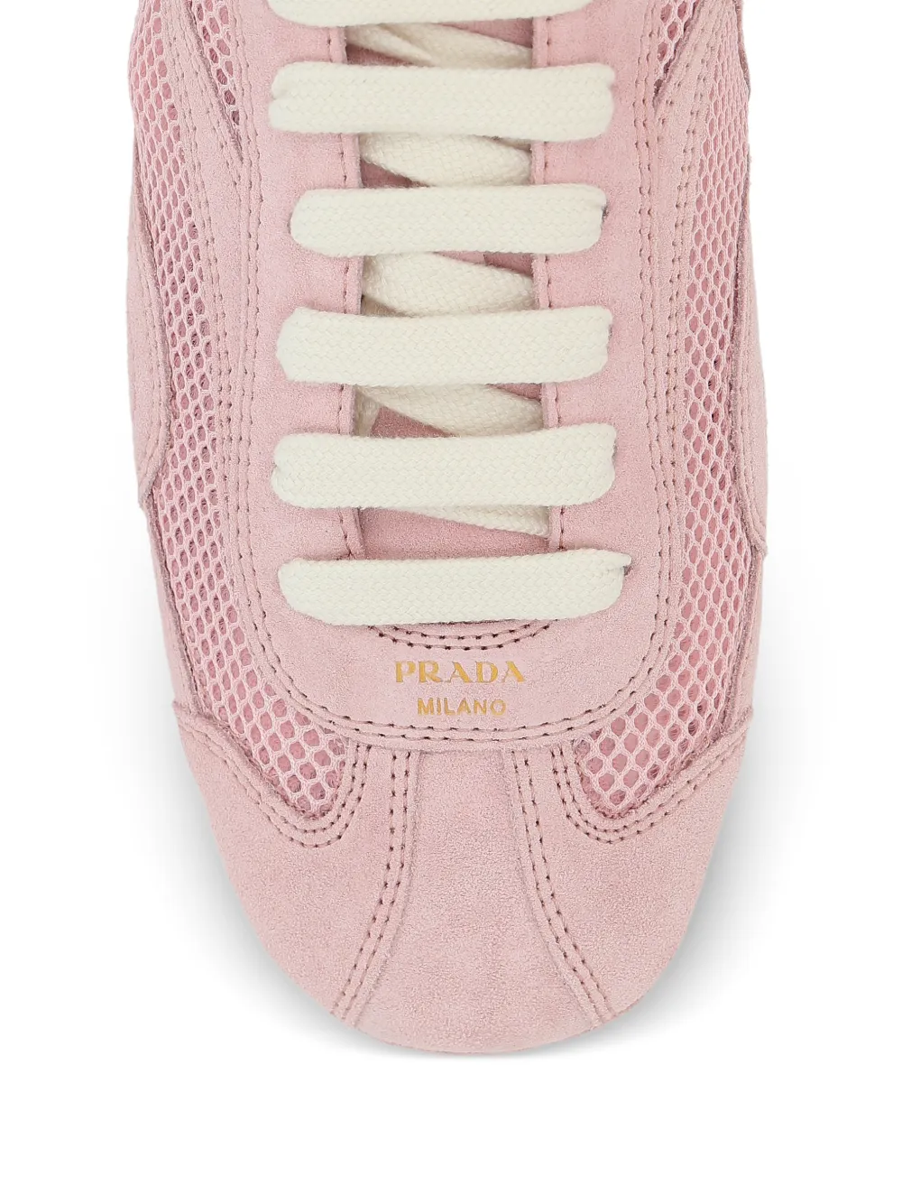 Prada Montecarlo mesh sneakers Roze