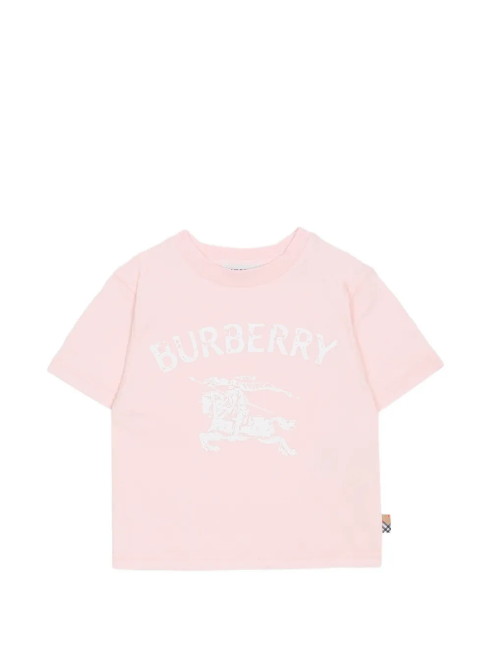 Burberry Kids logo-print T-shirt - Rosa
