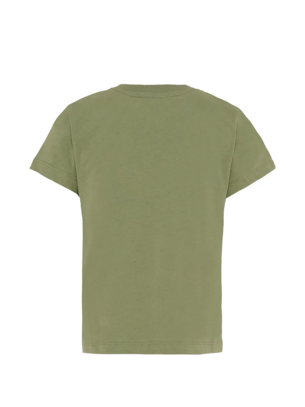Moschino Kids T-shirt met logoprint Groen