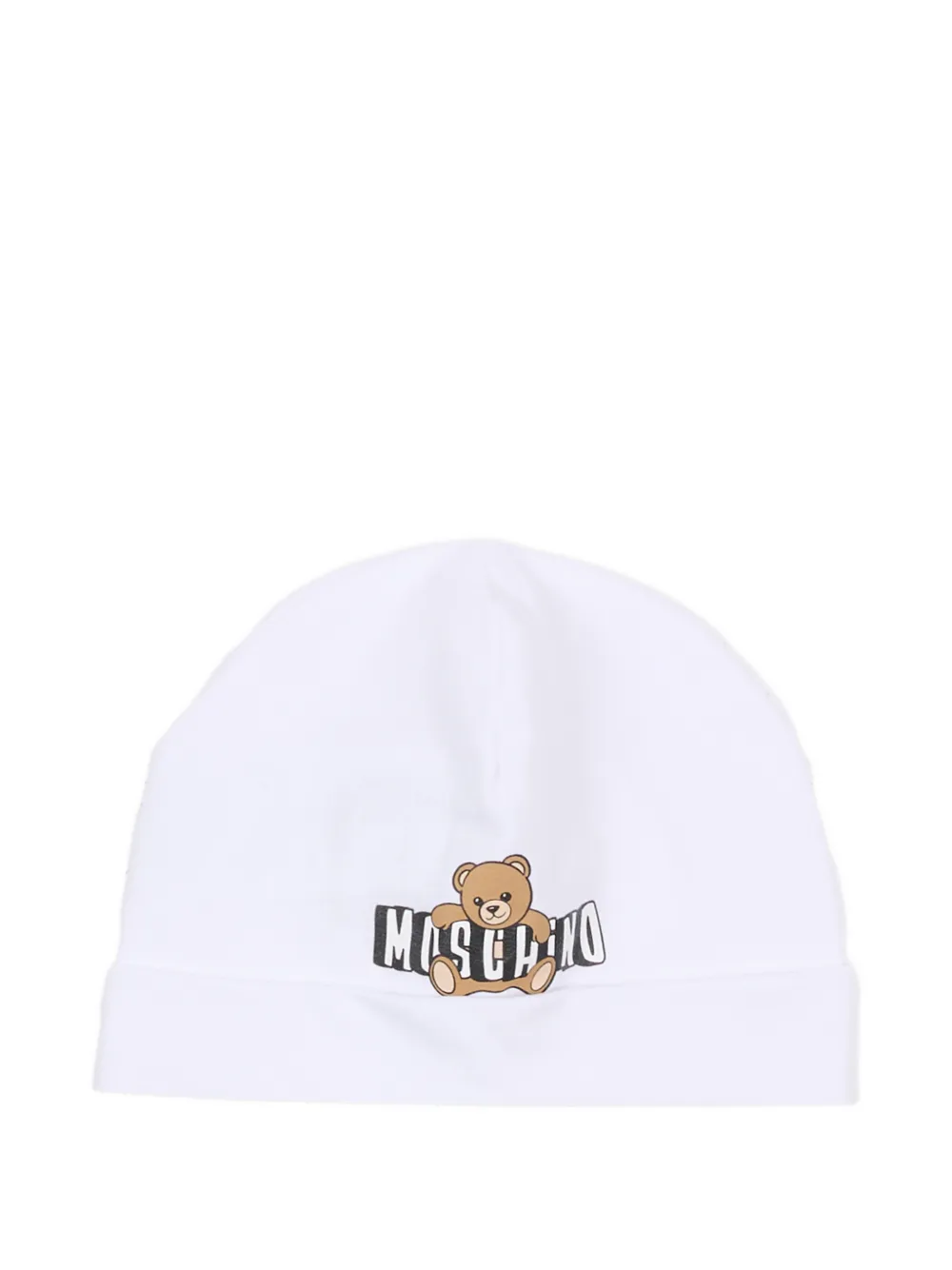 Moschino Kids Babypakje met logoprint Wit