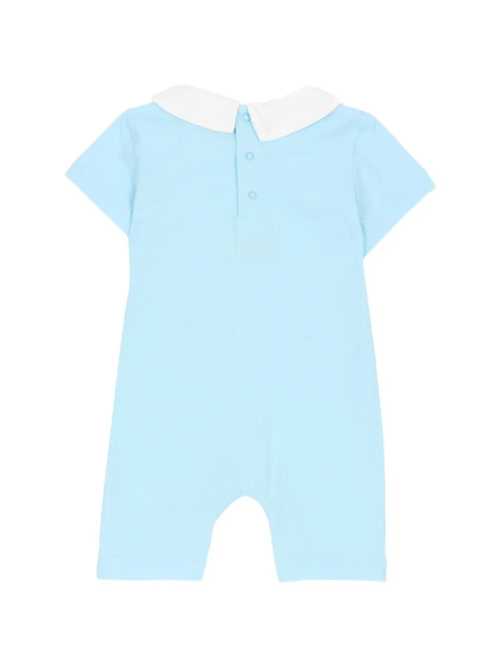 Moschino Kids Teddy Bear-print romper - Blauw