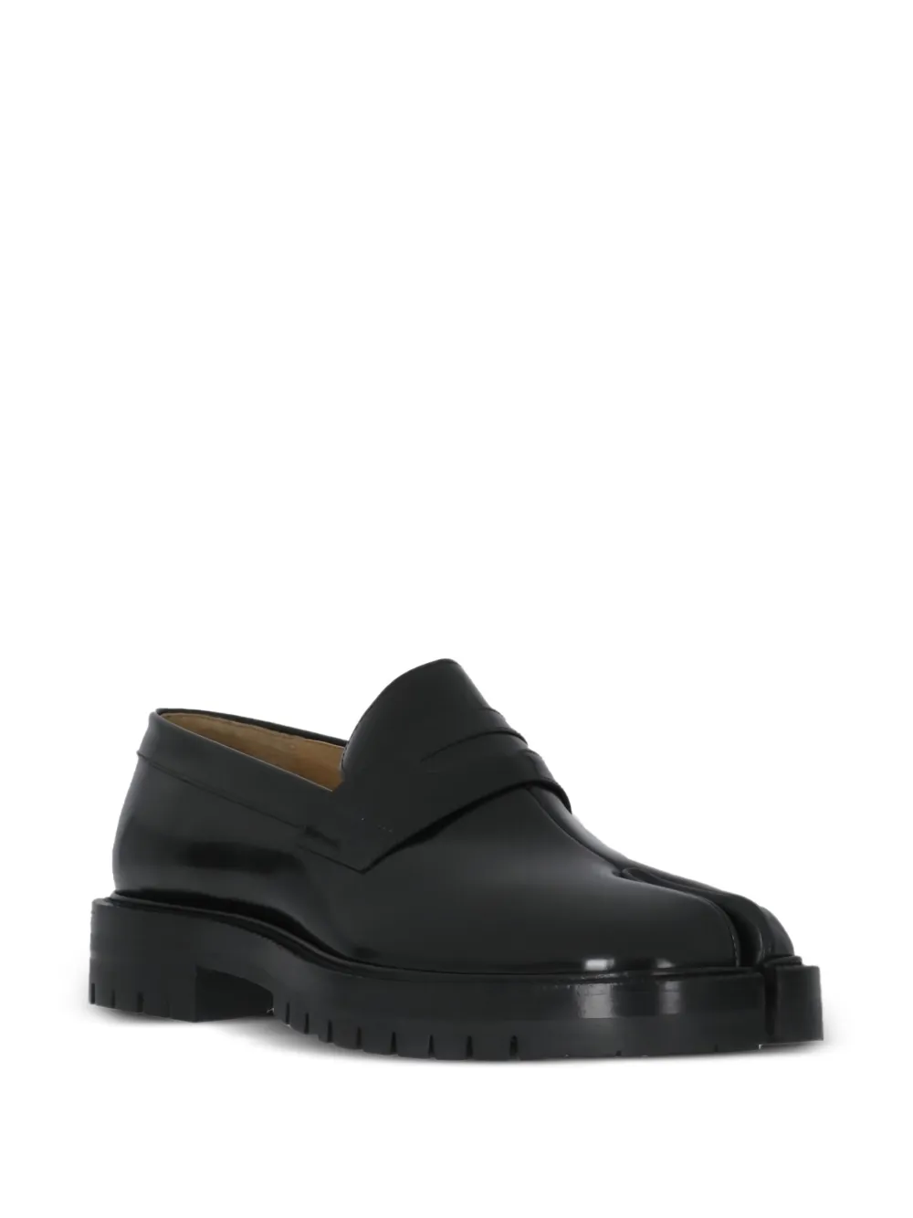 Maison Margiela Tabi lug-sole split-toe flats - Zwart