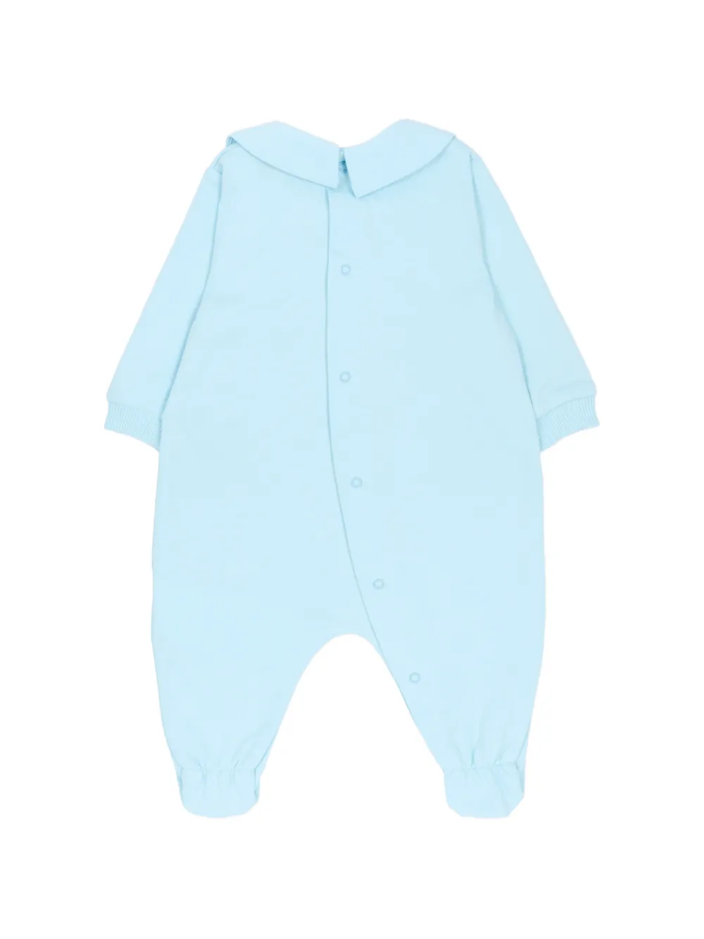 Moschino Kids bear motif pajama - Blauw