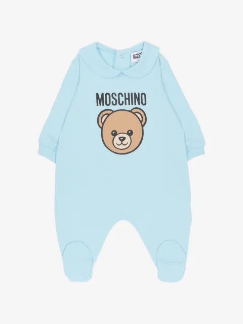 Moschino Kids bear motif pajama