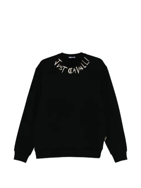 Just Cavalli logo crew neck jumper