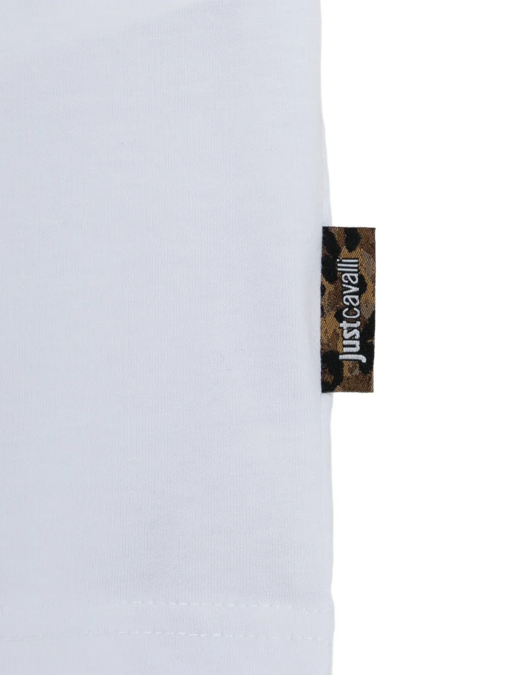 Just Cavalli T-shirt met grafische print Wit