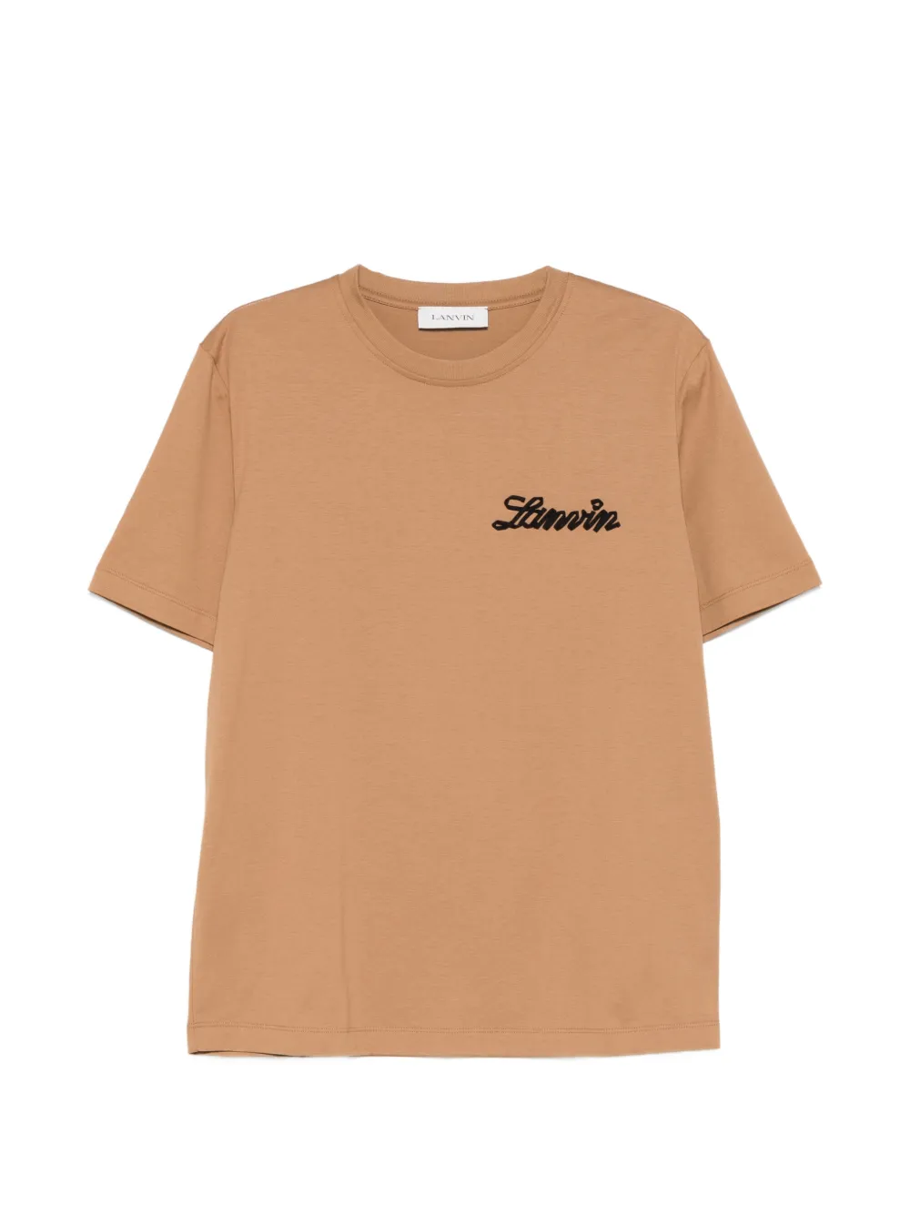 Lanvin logo T-shirt - Marrone