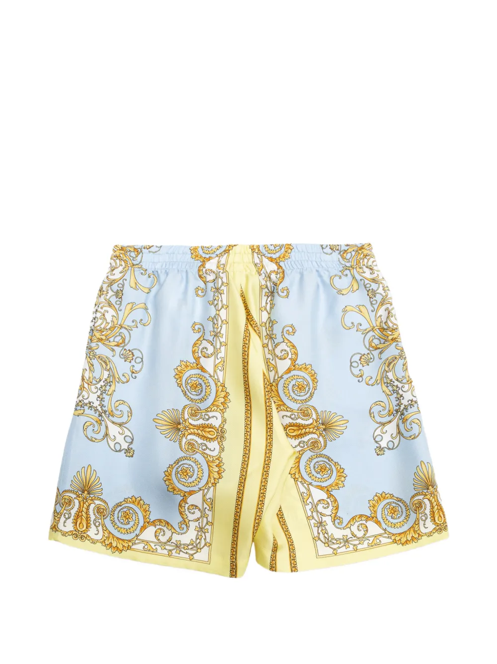  Versace Kids Printed Shorts - Blue 