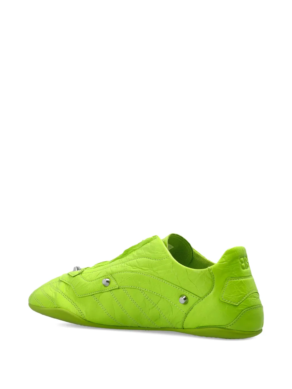 Balenciaga City leren sneakers met studs Groen