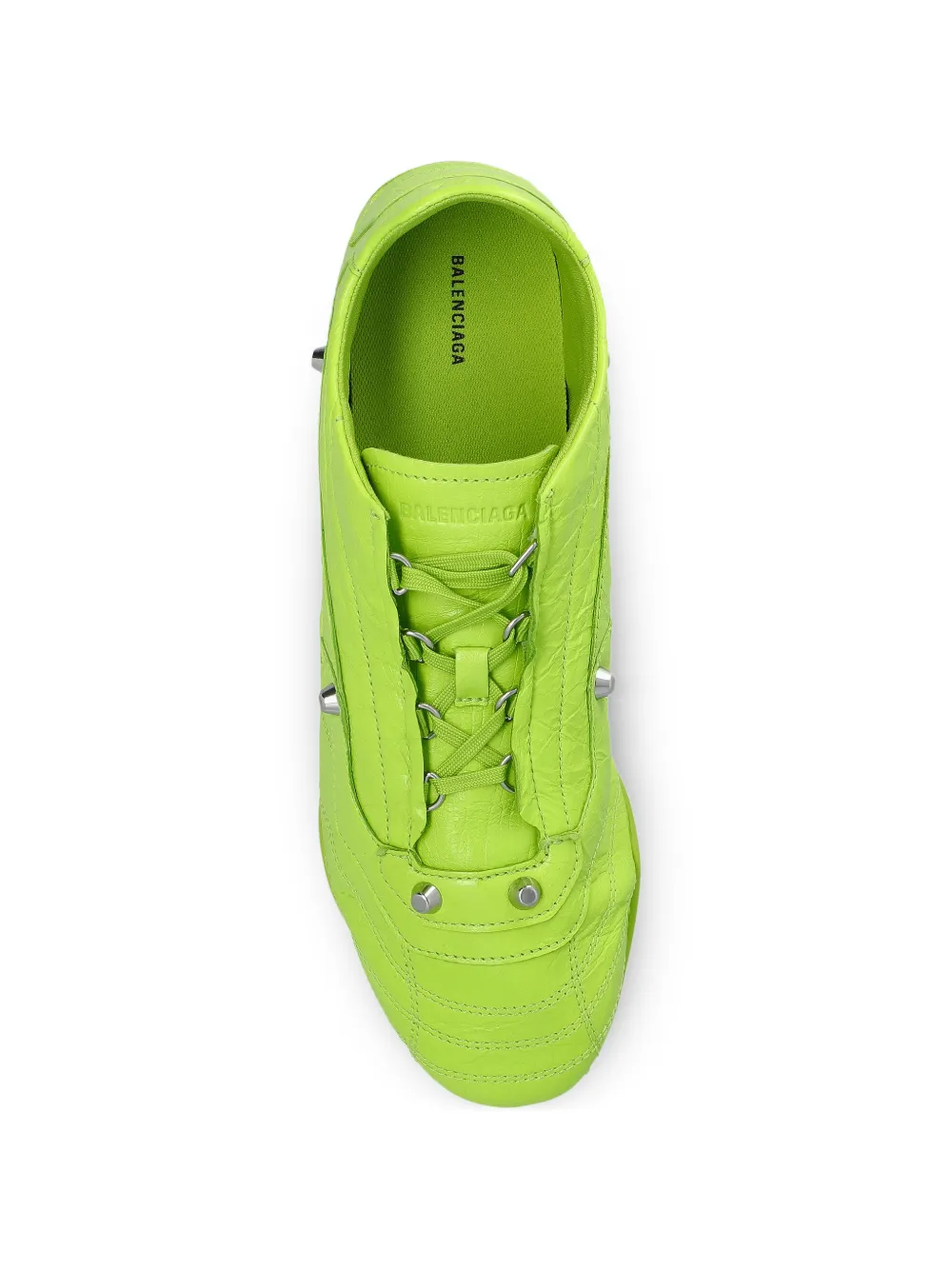 Balenciaga City leren sneakers met studs Groen