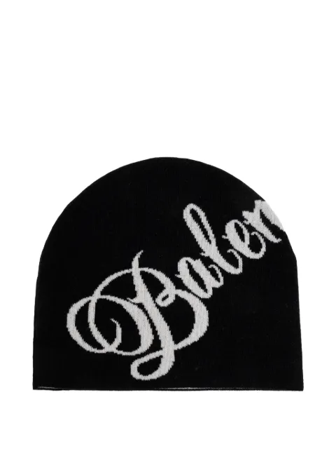 Balenciaga logo-script beanie