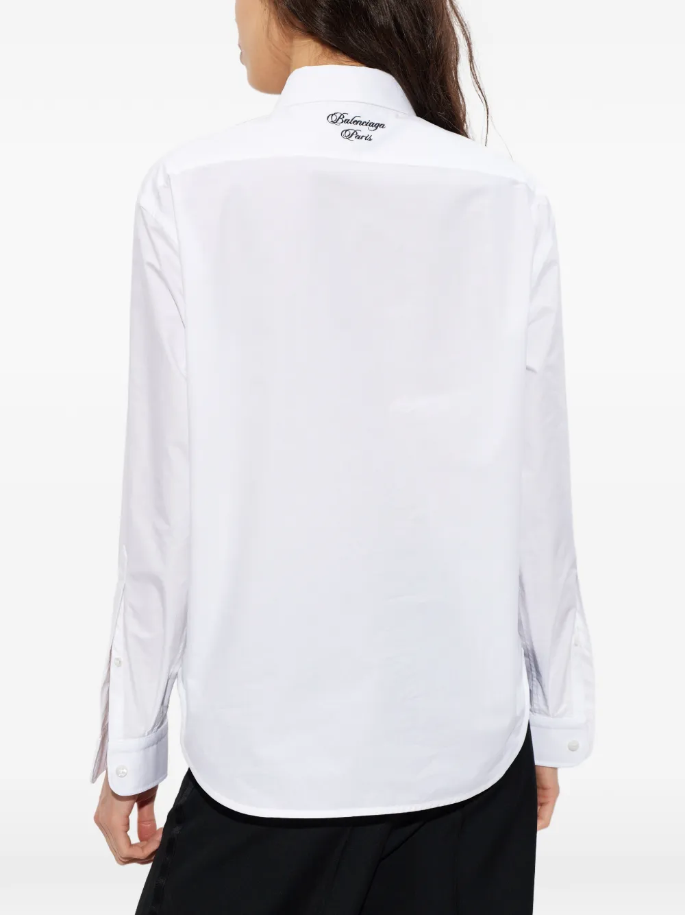 Balenciaga Blouse met logodetail Wit