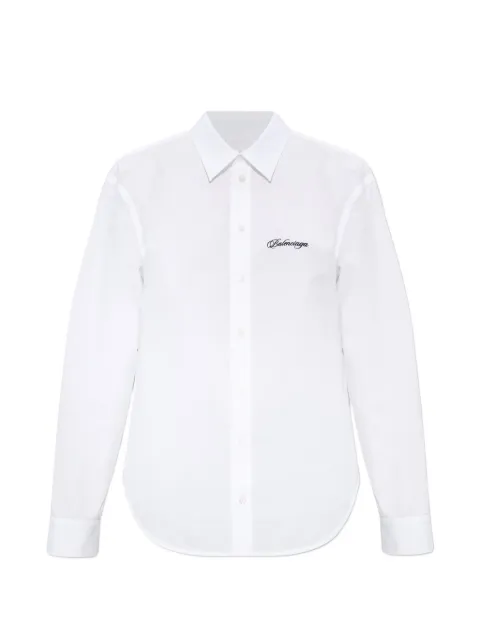 Balenciaga camisa con detalle del logo