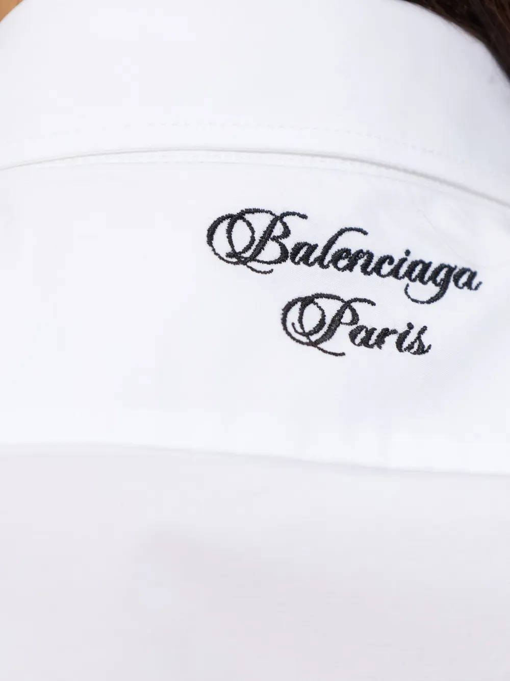 Balenciaga Blouse met logodetail Wit