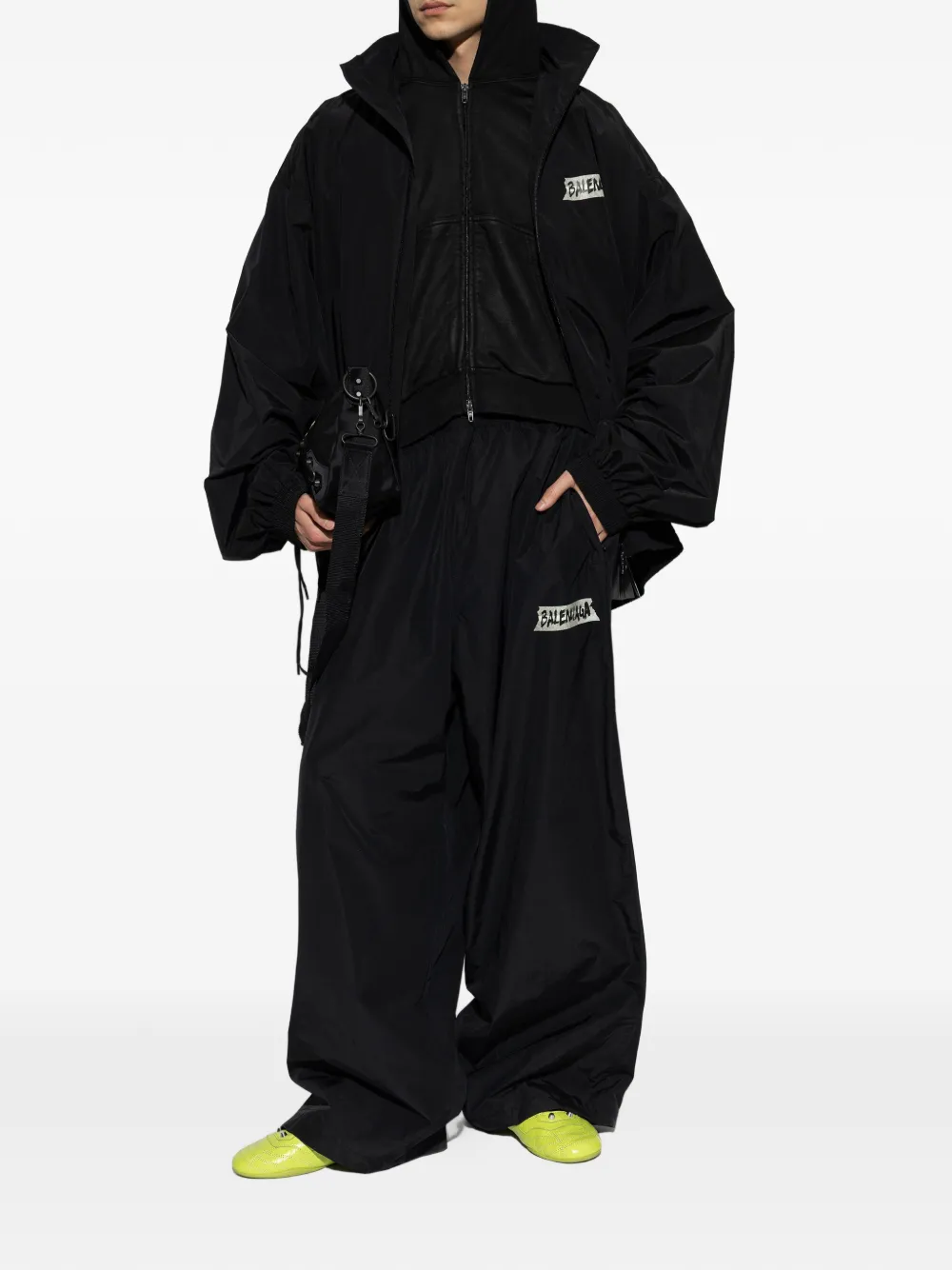 Balenciaga Hoodie met rits Zwart